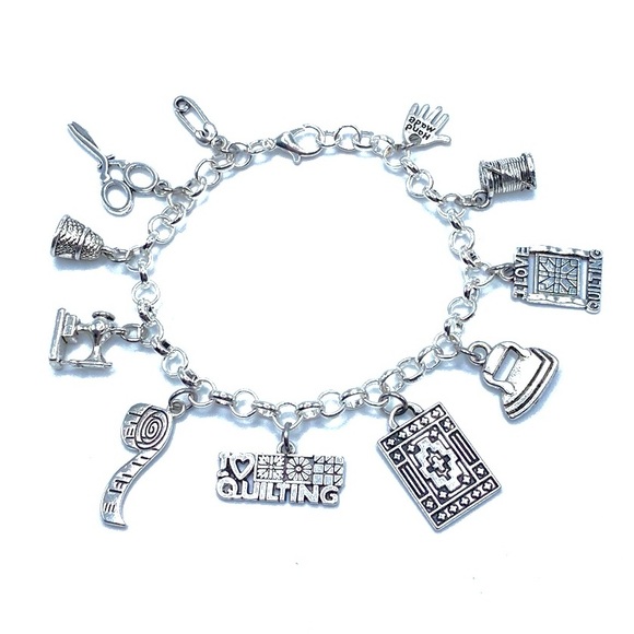 Quilting Charm Bracelet - Picture 7 of 8